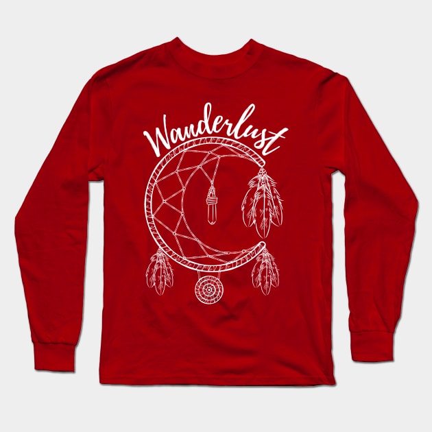 Wanderlust Long Sleeve T-Shirt by thefunkysoul